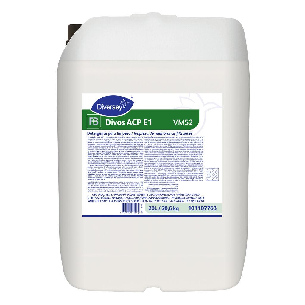 DIVOS ACP E1 20L - DETERGENTE PARA LIMPEZA